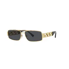 VERSACE - Gafas de Sol Aviator Large Metal Amarillo