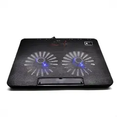 JALTECH - BASE REFRIGERANTE RECLINABLE 2 VENTILADORES HUB USB