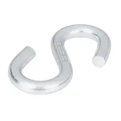 FIERO - Gancho Tipo S En Acero Al Carbono, Carga Máxima 39 Kg