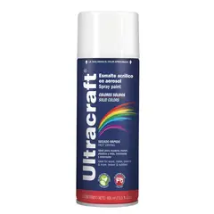 TRUPER - Pintura Blanco Brillante En Aerosol De 400 Ml, Secado Rápido Ultracraft