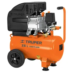 TRUPER - Compresor De Aire De 3 Hp, 25 Litros Con Bobina De Cobre