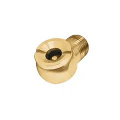 TRUPER - Cabeza Infladora De Llantas En Latón, Rosca 1/4 Npt, Macho