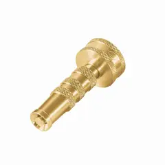 TRUPER - Boquilla De Latón De 8 Cm Para Manguera, Rosca 3/4"