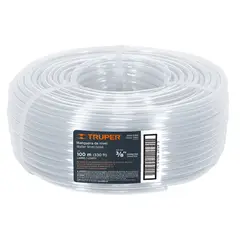 TRUPER - Manguera De Nivel 100 Metros, Diámetro 3/8", Espesor 1 Mm