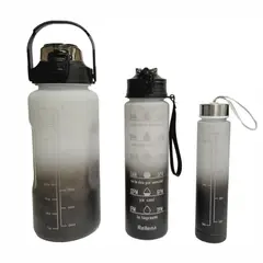 GENERICO - Termo Motivacional 3 En 1 Sticker 2 Litros 900ml 300ml