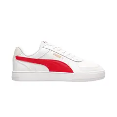 PUMA - Tenis Caven-Blanco/Rojo