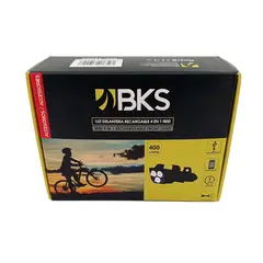 BKS - Luz Led Bicicleta Delantera Recargable Portacelular 400lm