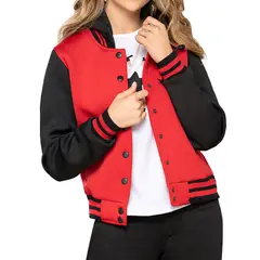 CROYDON - Chaqueta Nevet Rojo-Negro para Mujer