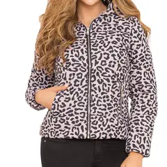 CROYDON - Chaqueta Animal Print Rosa para Mujer
