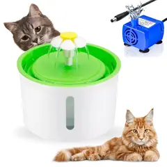 SUBE - Fuente de agua purificadora con filtro mascotas16 lt verde