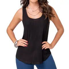 CROYDON - Blusa Maroly Negro para Mujer