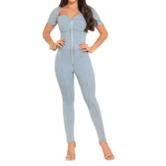 CROYDON - Enterizo Myla Azul Claro para Mujer