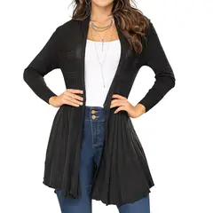 CROYDON - Saco Wendy Negro para Mujer