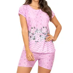 CROYDON - Pijama Set Luna Lila para Mujer