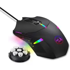 REDRAGON - Mouse Gamer M601-rgb Centrophorus, 7200dpi, 8 Pesas