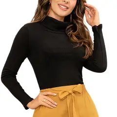 CROYDON - Buzo Melida Negro para Mujer