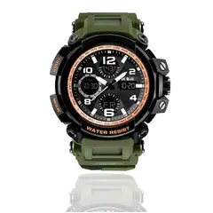 DAYOSHOP - Reloj Shock Hombre Led Digital Hora Doble Mas Estuche