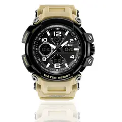 DAYOSHOP - Reloj Shock Hombre Led Digital Hora Doble Mas Estuche
