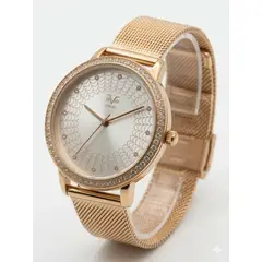 19V69 ITALIA - Reloj V1969 Italia para mujer, Oro rosa tablero blanco
