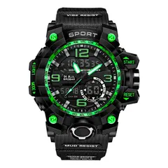 DAYOSHOP - Reloj Shock Hombre Led Digital Hora Doble Mas Estuche