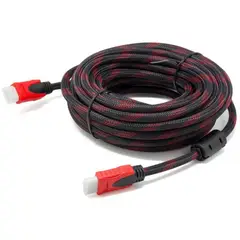 GENERICO - Cable hdmi 10 metros doble filtro mallado punta dorada