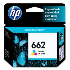 HP - Cartucho De Tinta 662 Tricolor
