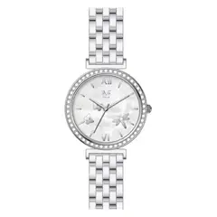 19V69 ITALIA - Reloj Mujer Plateado + 5 Complementos de Lujo Incluidos