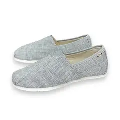 XIAN SHOES - Alpargata hombre platadeado