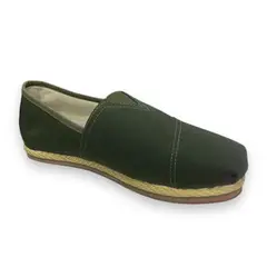 XIAN SHOES - Alpargata yute hombre VERDE