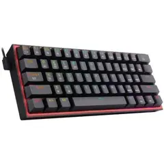 REDRAGON - Teclado Gamer Fizz Pro K616 Rgb Negro español