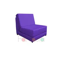 MUEBLES FANTASIA - Silla cama de 70 cm Cuerotex Violeta