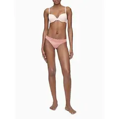 CALVIN KLEIN - Pantie Coral Tipo Tanga En Microfibra Para Mujer
