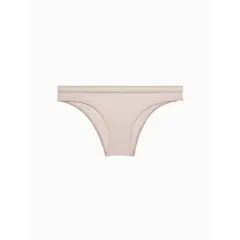 CALVIN KLEIN - Pantie Beige En Microfibra Tipo Brasilera Para Mujer