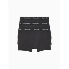 CALVIN KLEIN - 3 Pack De Boxer Brief Negro En Algodón