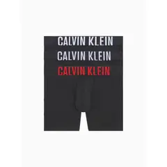 CALVIN KLEIN - 3 Pack De Boxer Negro En Algodón Tipo Brief