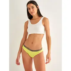 CALVIN KLEIN - Pantie En Algodón Tipo Bikini Para Mujer