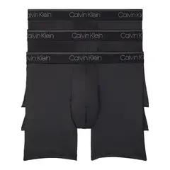 CALVIN KLEIN - 3 Pack De Boxer Negro En Microfibra
