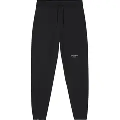 CALVIN KLEIN - Pantalón De Chándal De Algodón Orgánico Negro