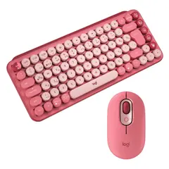 LOGITECH - Combo Inalámbrico Pop Keys Pop Mouse Heartbreaker