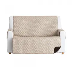 GUAMBA - PROTECTOR SOFA 2 PUESTOS 120X180 CHOCO BEIGE.