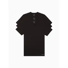 CALVIN KLEIN - Paquete De 3 Camisetas Negras Slim Para Hombre