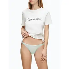 CALVIN KLEIN - Pantie Verde Tipo Tanga Para Mujer