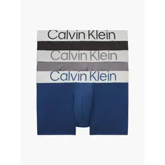CALVIN KLEIN - 3 Pack De Bóxer Steel Low Rise Trunk En Microfibra