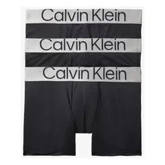 CALVIN KLEIN - 3 Pack Boxer Negro En Microfibra