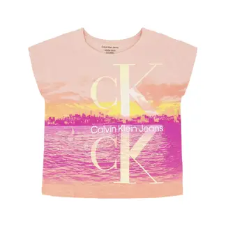 CALVIN KLEIN - Camiseta para Niña Manga Corta