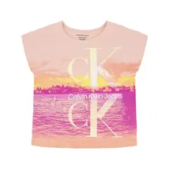 CALVIN KLEIN - Camiseta para Niña Manga Corta