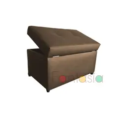 MUEBLES FANTASIA - Baúl Zapatero 75cm Cuerotex COCOA Muebles fantasía