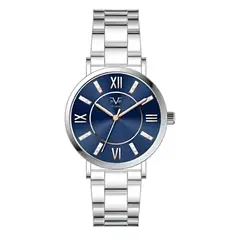 19V69 ITALIA - Reloj Mujer Plateado + 5 Complementos de Lujo Incluidos