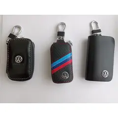 GENERICO - Forro Protector En Cuero Volkswagen Llavero