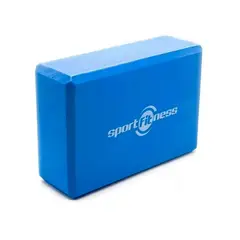 SPORT FITNESS - CUBO-BLOQUE PARA YOGA AZUL